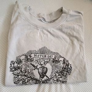 John Galt/Brandy Melville Mater Dei baby/crop graphic tee!